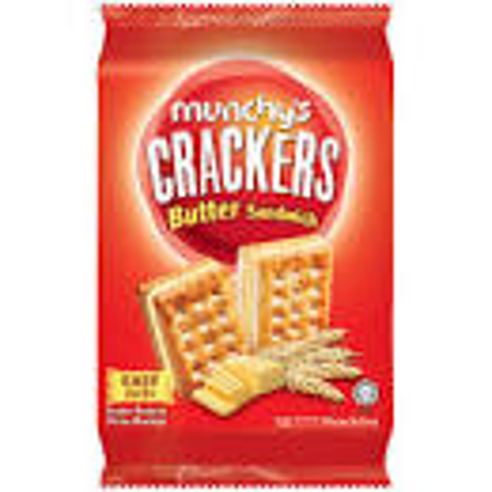 MUNCHYS CRACKERS BISCUIT BUTTER SANDWICH 313 GM