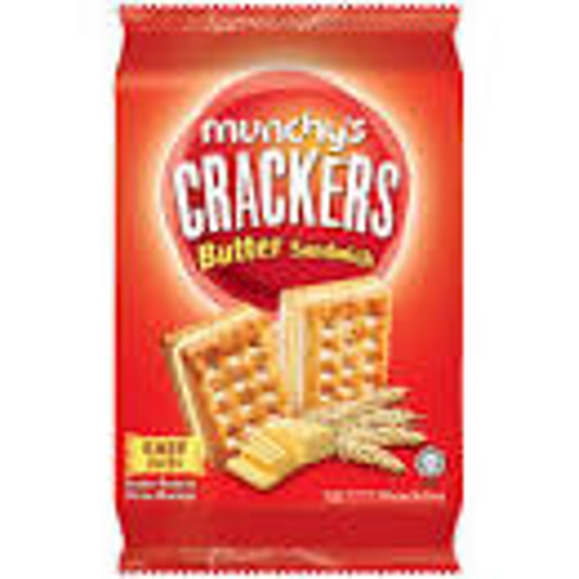 MUNCHYS CRACKERS BISCUIT BUTTER SANDWICH 313 GM