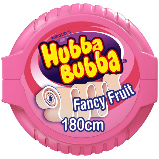 WRIGLEY HUBBA BUBBA GUM FANCY FRUIT 56 GM BASIC