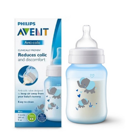 PHILIPS AVENT FEEDING BOTTLE CLASSIC BLUE 260 ML BASIC