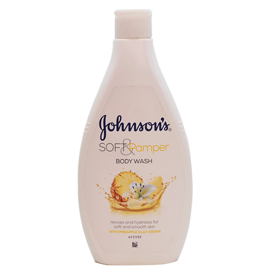 JOHNSONS BODY WASH WITH PINEAPPLE SOFT AND PAMPER 400 ML