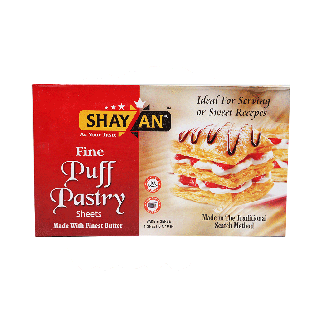 SHAYAN PUFF PASTRY 4 SHEETS LARGE