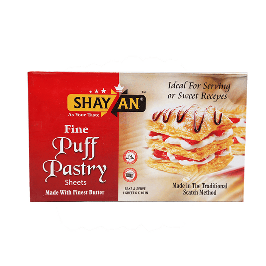 SHAYAN PUFF PASTRY 4 SHEETS LARGE