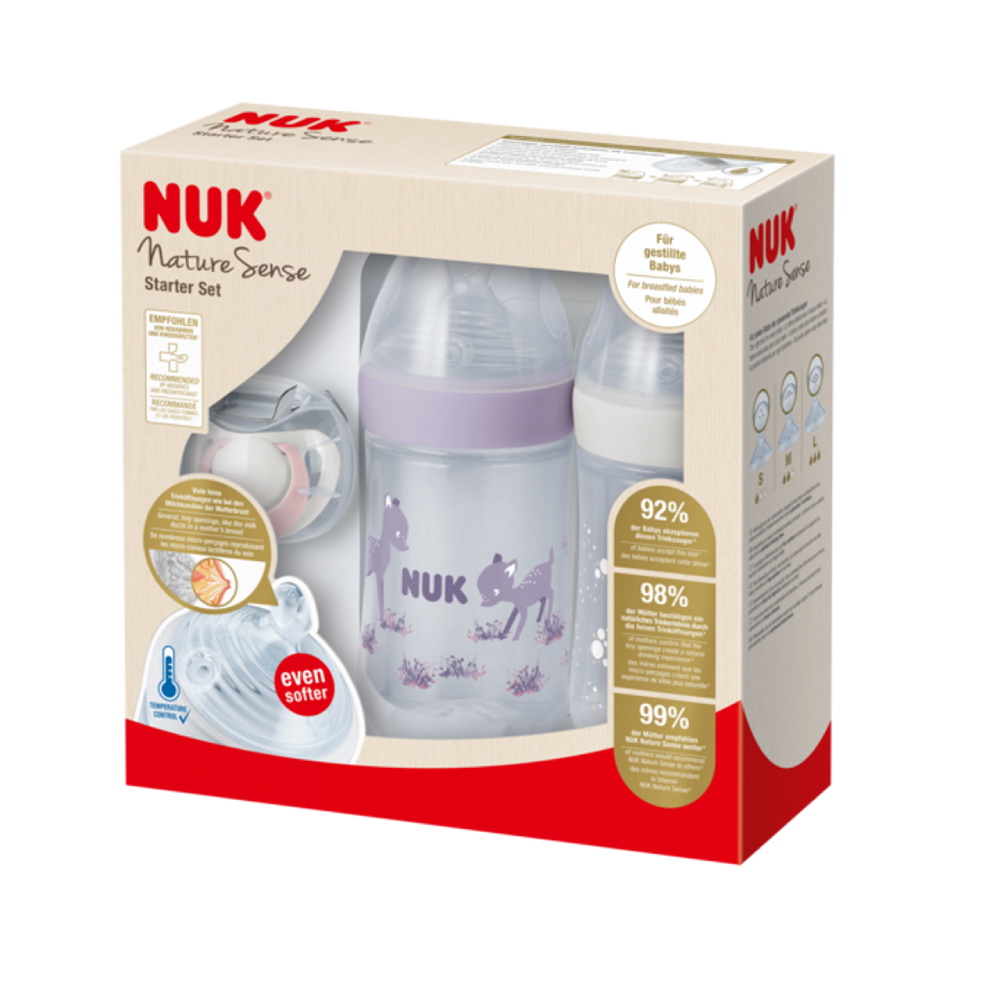 NUK FEEDER BOTTLE TWIN SET 10225145 BASIC