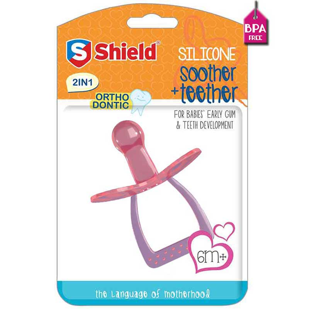 SHIELD SILICON SOOTHER TEETHER 7084 PC