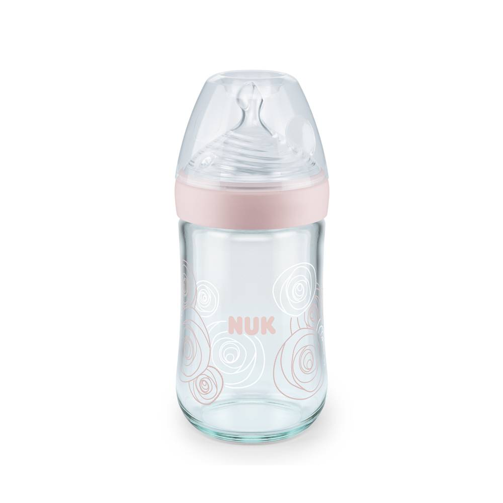 NUK FEEDER BOTTLE GLASS 10745093 240 ML BASIC