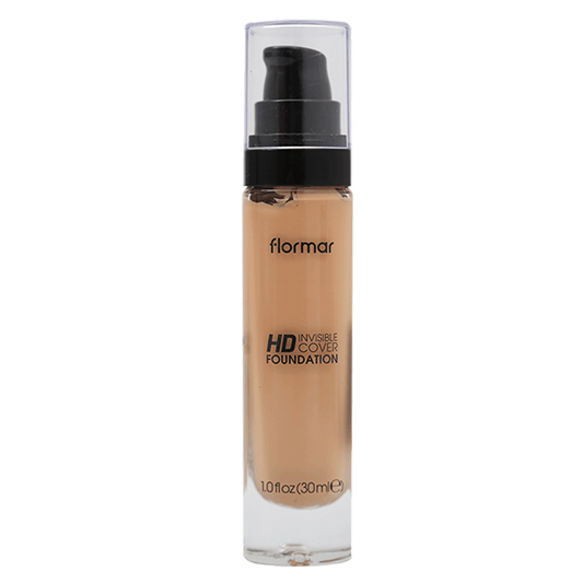 FLORMAR INVISIBLE COVER HD FOUNDATION CREAMY BE 70 PC
