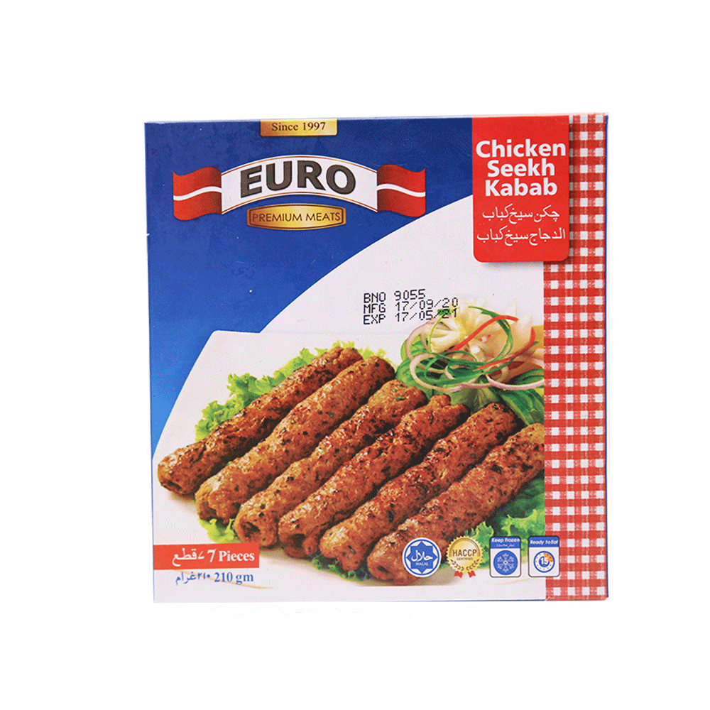 EURO CHICKEN SEEKH KABAB