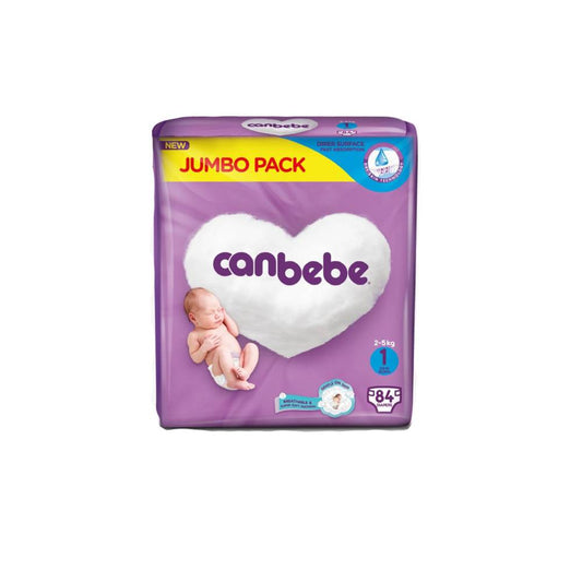 CANBEBE DIAPER NEW JUMBO PACK 1 84 PCS