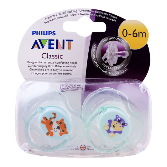 PHILIPS AVENT ORTHODONTIC SOOTHER CLASSIC 0-6M SCF169/23