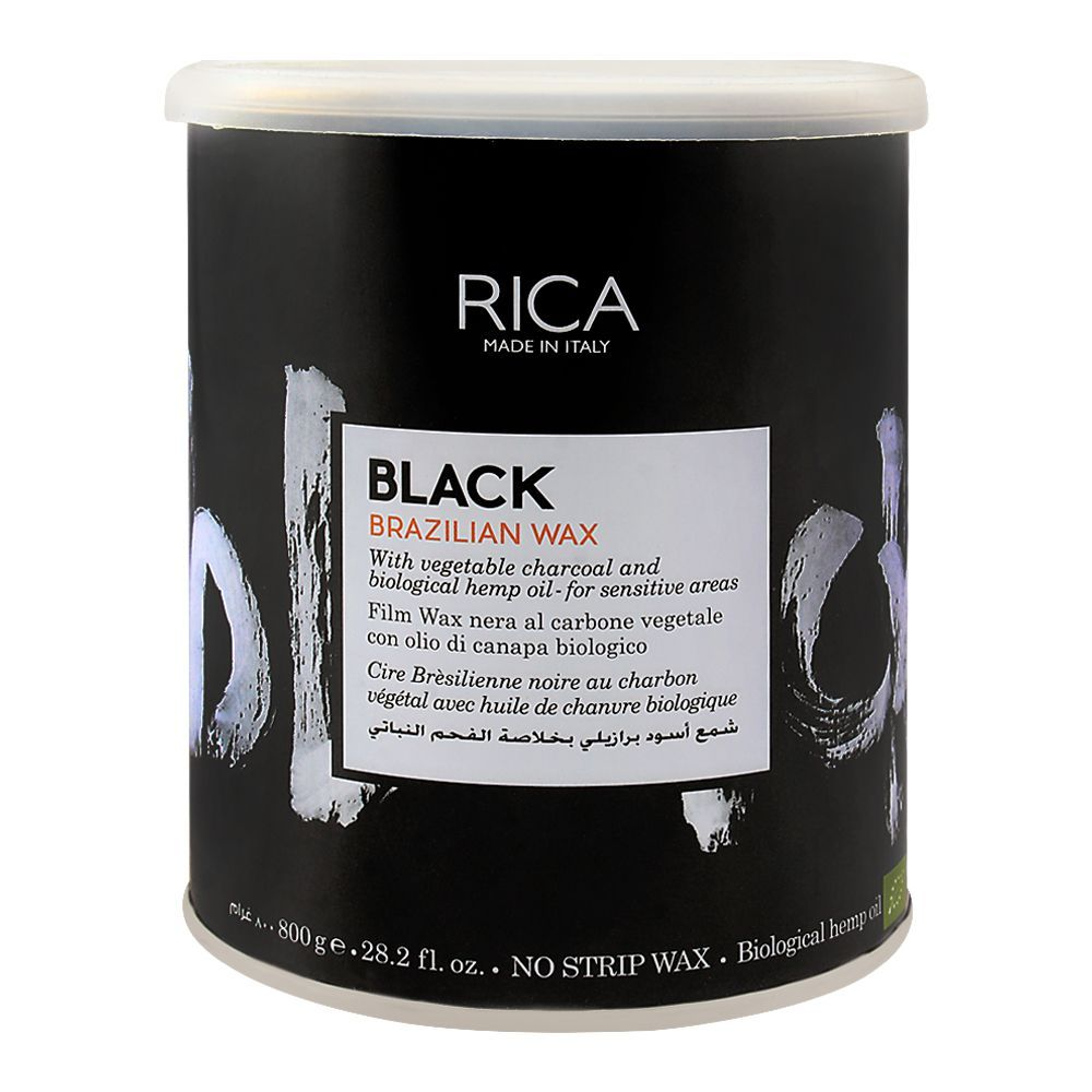 RICA BLACK CHARCOAL BRAZILIAN WAX 800 ML BASIC