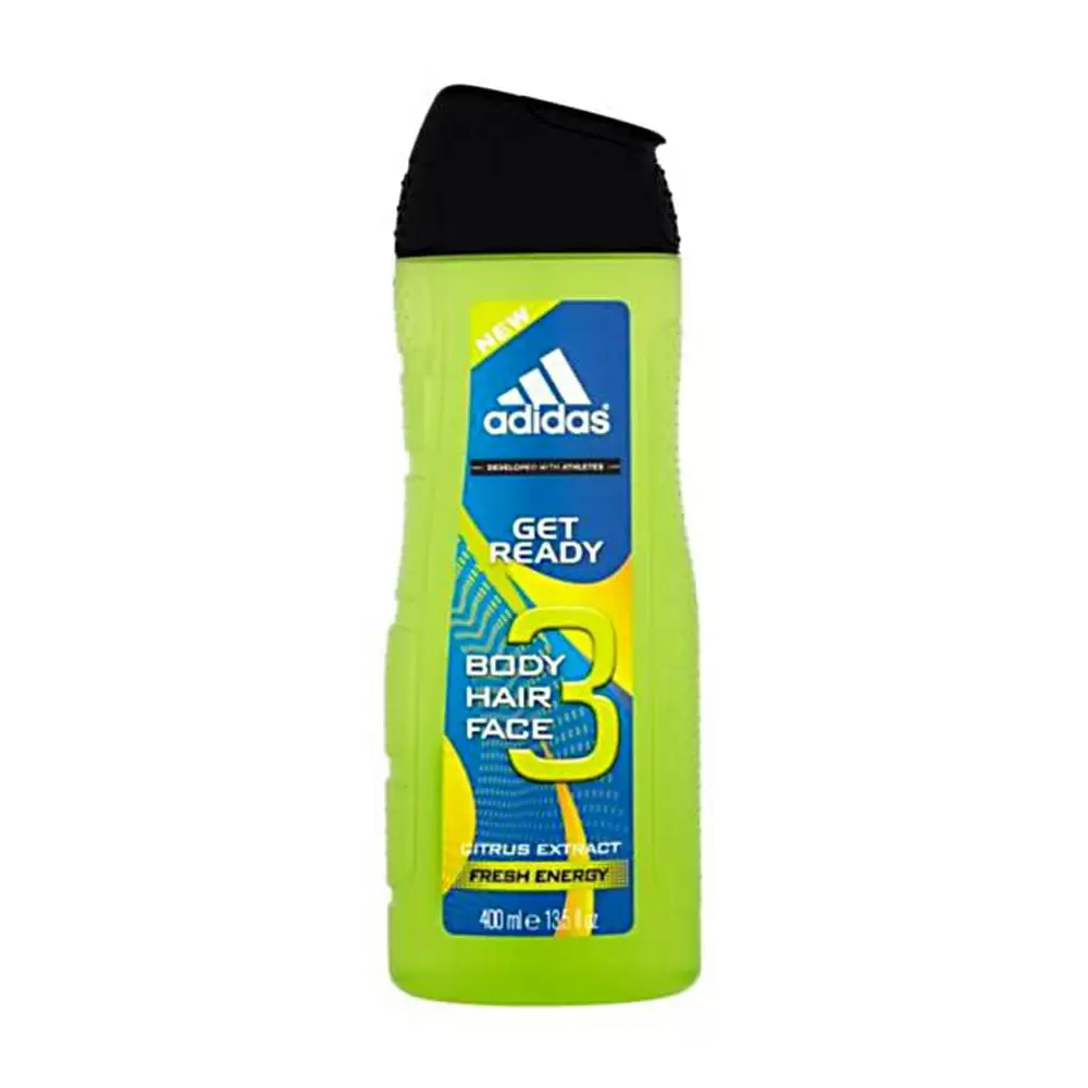 ADIDAS SHOWER GEL GET READY FRESH ENERGY 3IN1 400 ML