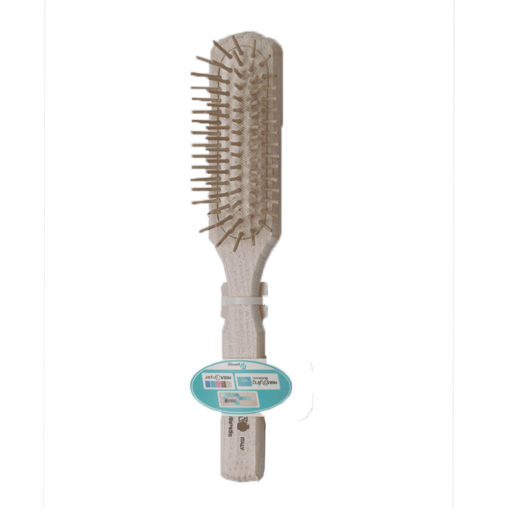 Mira Hair Brush Wooden Art-311