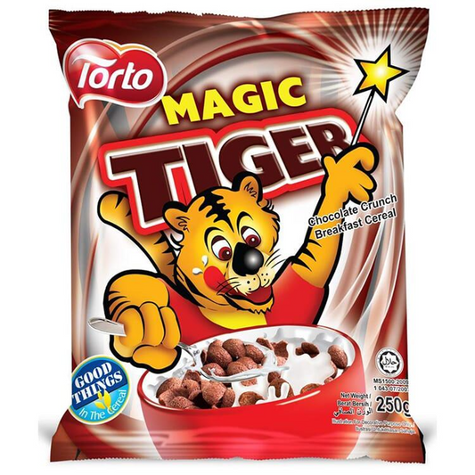 TORTO MAGIC TIGER CHOOCLATE CRUNCHY BREAKFAST 250 GM BASIC