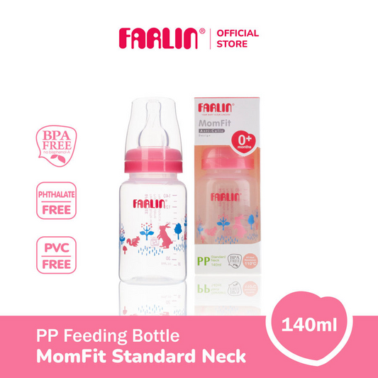 FARLIN BABY FEEDING BOTTLE MOMFIT 140 ML 0M+ AB-41011G