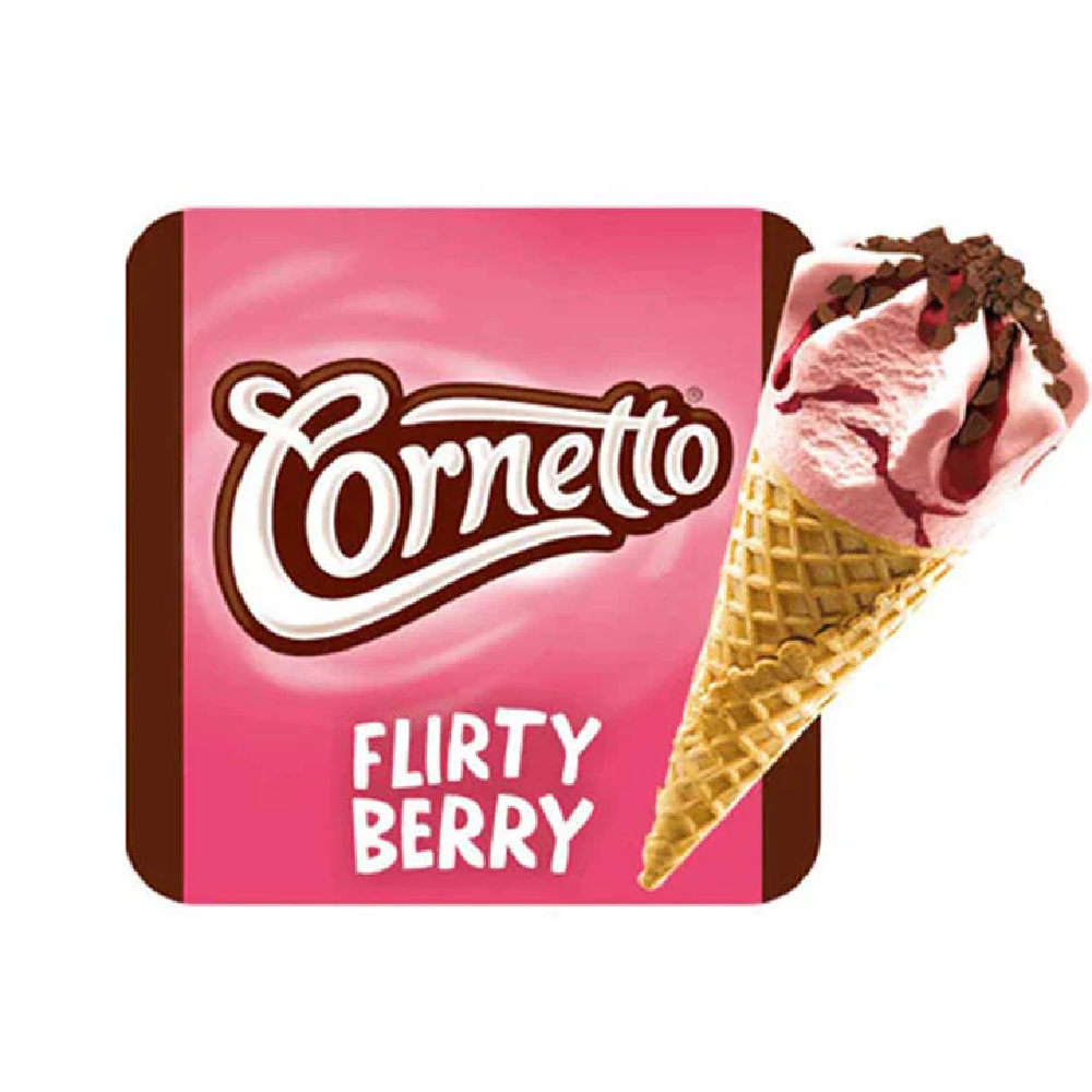 WALLS CORNETTO FLIRTYBERRY 100ML