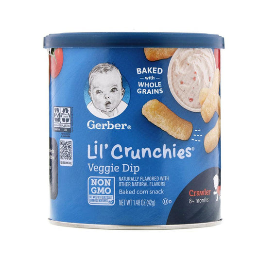 GERBER LIL CRUNCHIES VEGGIE DIP 42 GM