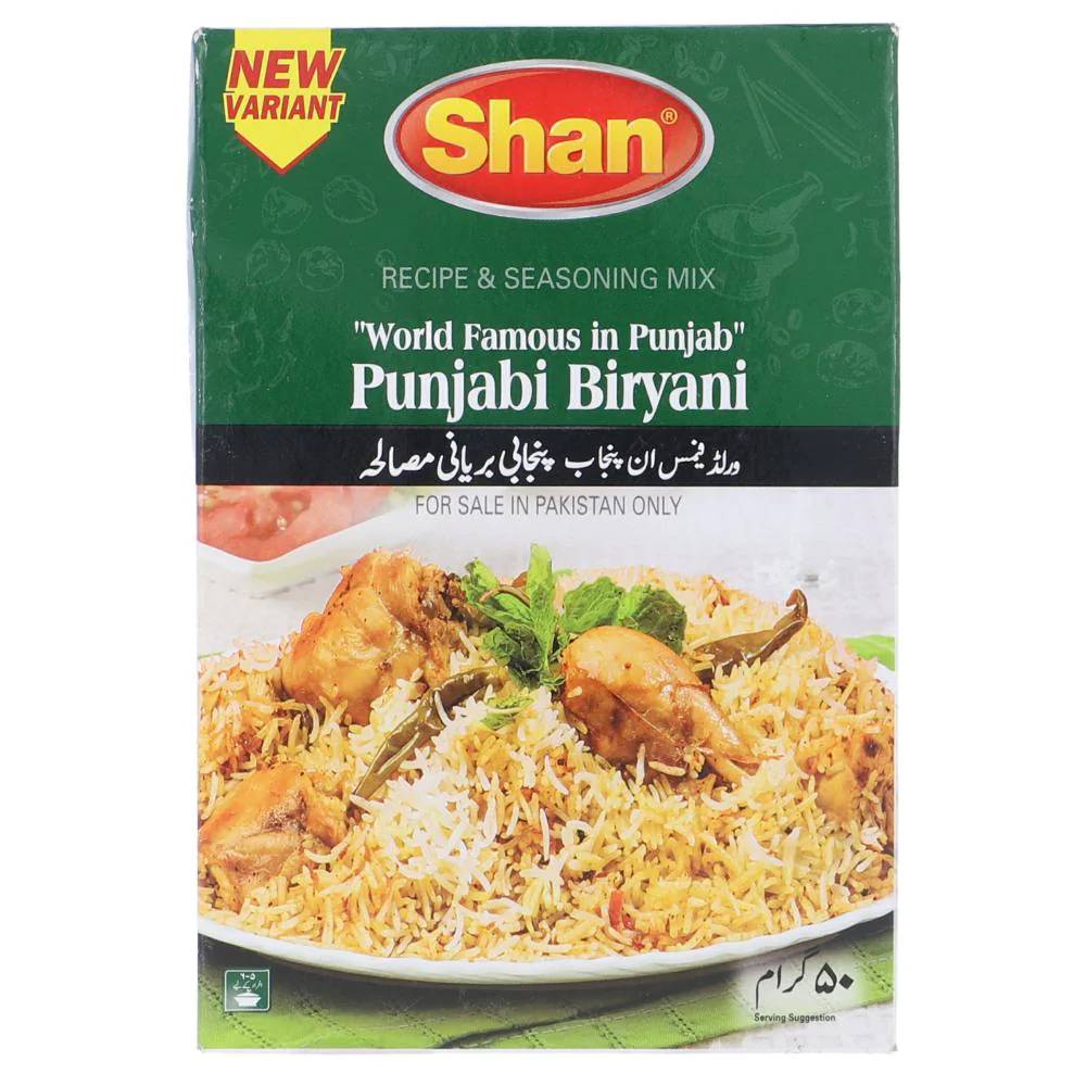 SHAN WORLD FAMOUS PUNJABI BIRYANI MASALA 50 GM