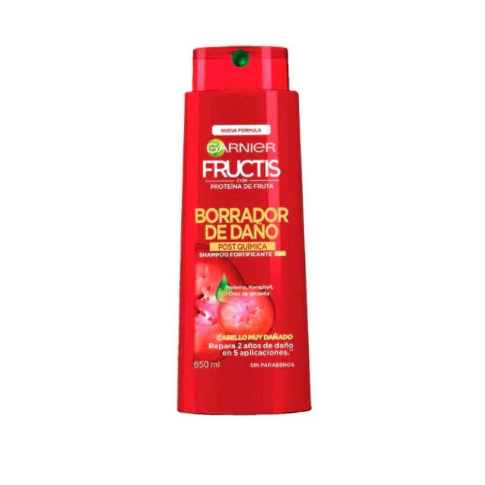 GARNIER FRUCTIS SHAMPOO BORRADOR DEDANO 2 IN 1 650 ML