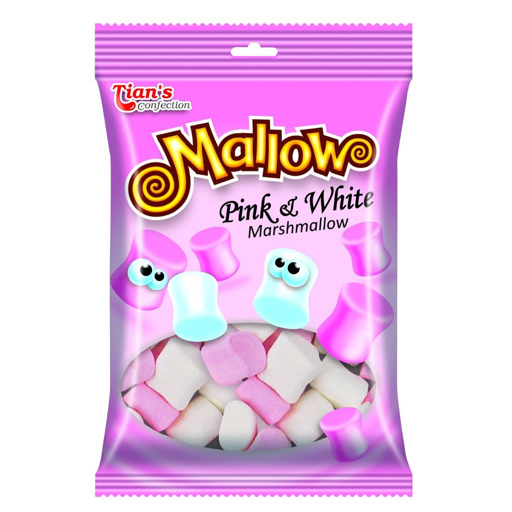 TIANS MALLOW PINK AND WHITE BAG 100 G