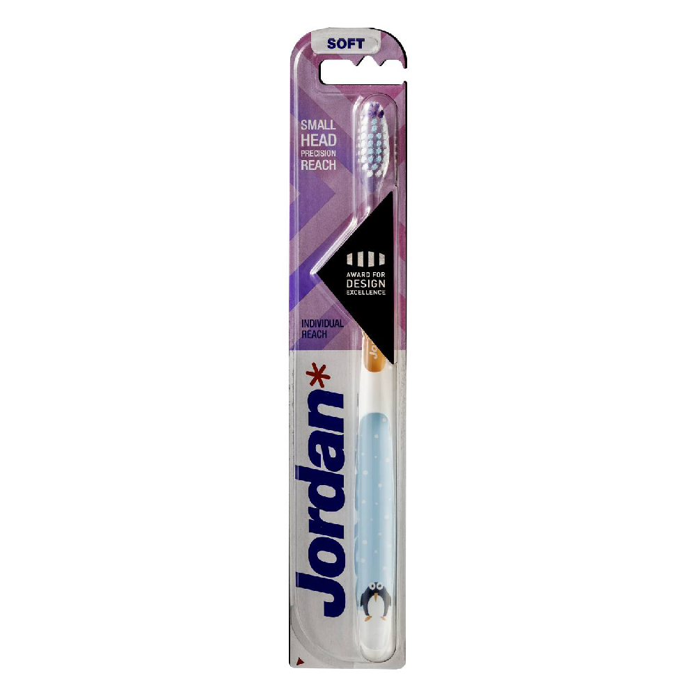 JORDAN INDIVIDUAL REACH SOFT TOOTH BRUSH