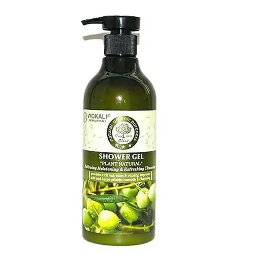 WOKALI SHOWER GEL OLIVE REFRESHING CLEANSING WKL 088 550 ML