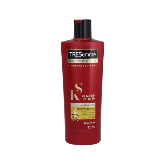 TRESEMME SHAMPOO KERATIN SMOOTH MARULA OIL 72H 400 ML