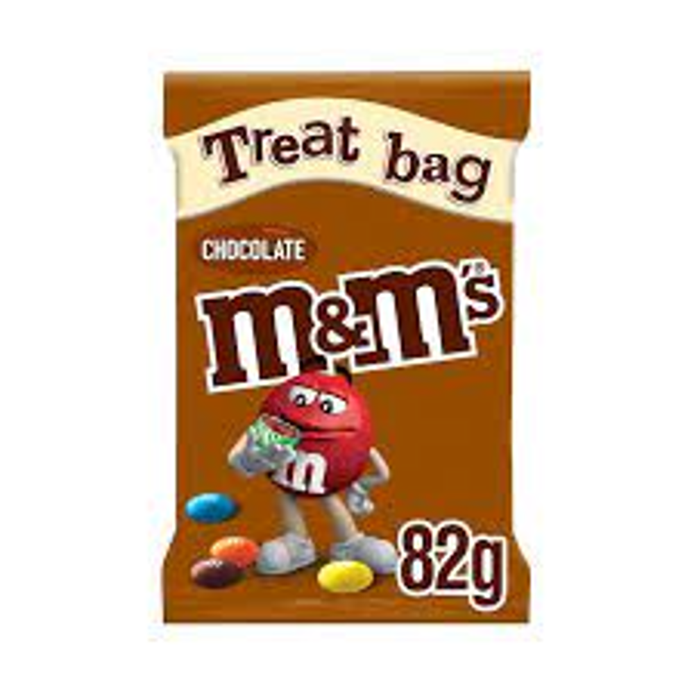 M & M CHOCOLATE TREAT BAG 82 GM