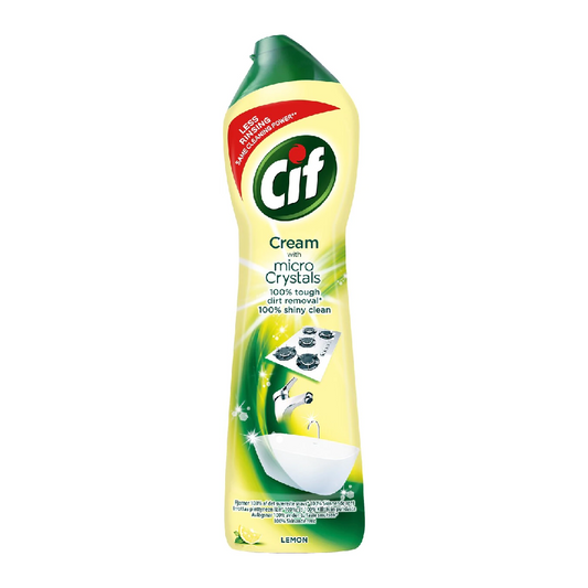 CIF CLEANER CREAM LEMON WITH MICRO CRYSTALS 500 ML