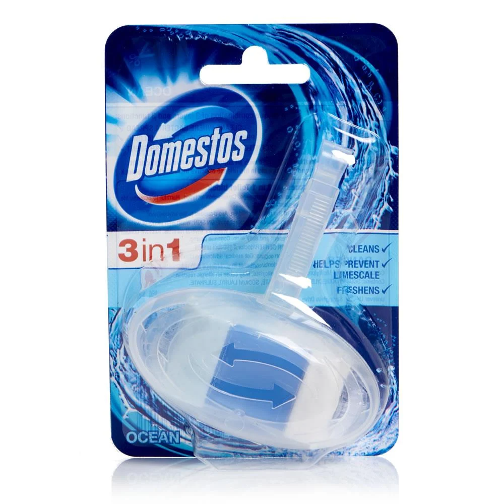 DOMESTOS TOILET FRESHNER OCEAN 3 IN 1 POWER 40 GM