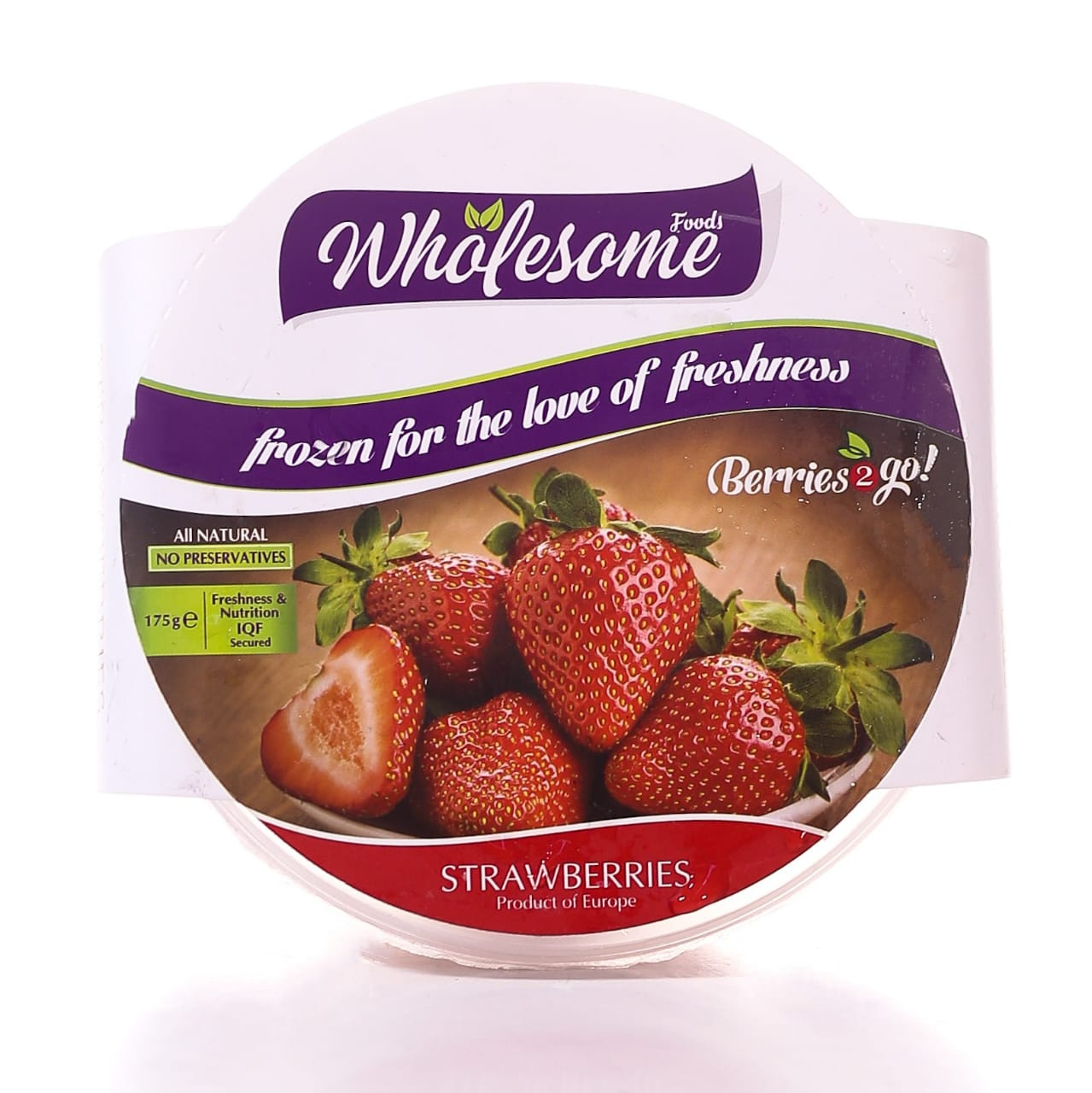 WHOLESOME FRUIT STRAWBERRY 175G