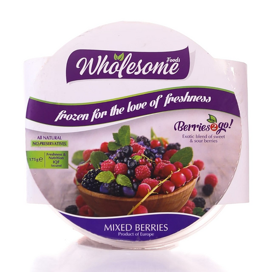 WHOLESOME FRUIT MIXED BERRIES 175G