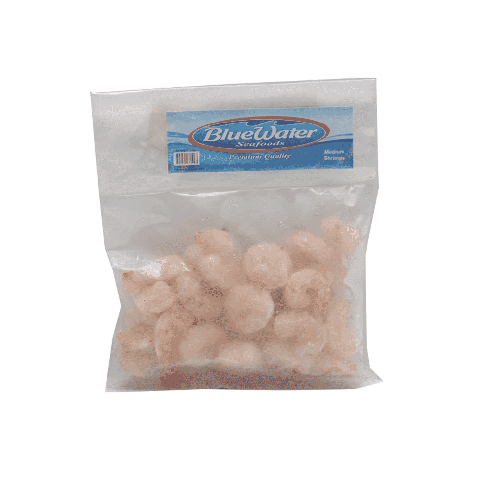 BLUE WATER SEAFOOD SHRIMPS MEDIUM 500GM