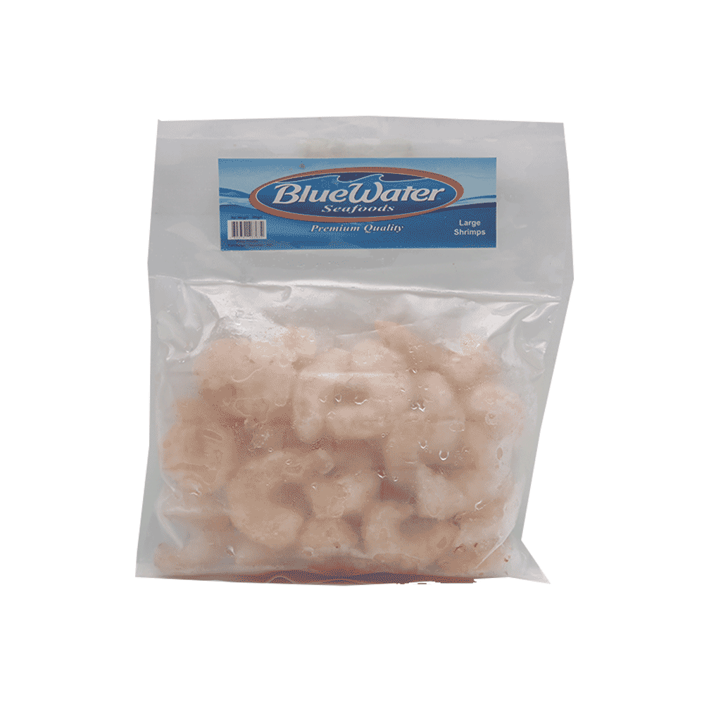 BLUE WATER SEAFOOD SHRIMPS LARGE 500GM