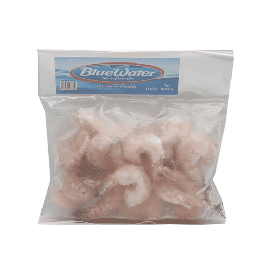 BLUE WATER SEAFOOD PRAWNS TAIL 500GM