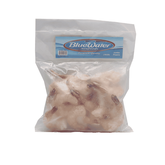 BLUE WATER SEAFOOD PRAWNS JUMBO 500GM