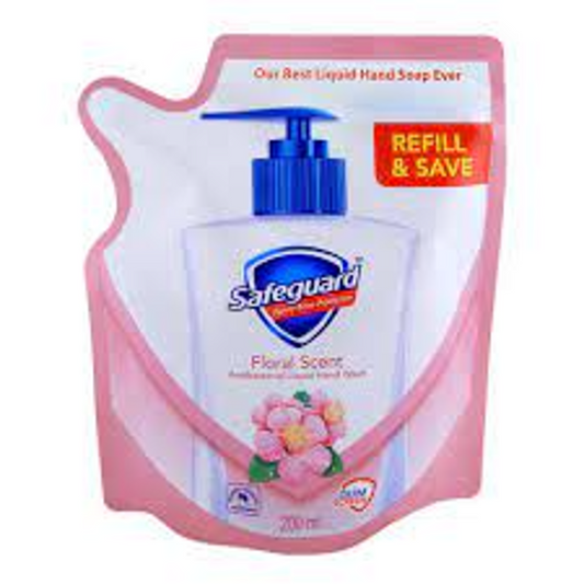 SAFEGUARD HAND WASH FLORAL SCENT REFILL POUCH 180 ML