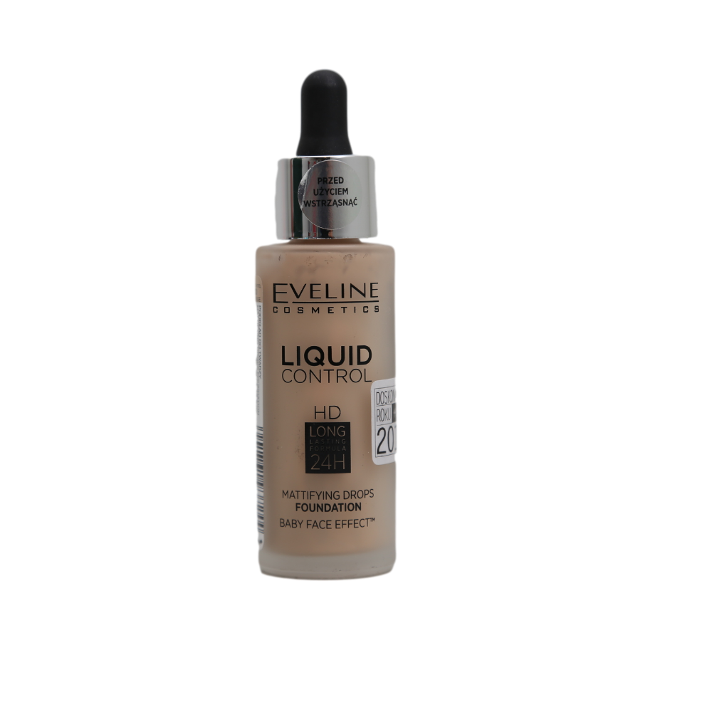 EVELINE LIQUID CONTROL MATTIFYING DROPS FOUNDATION 10