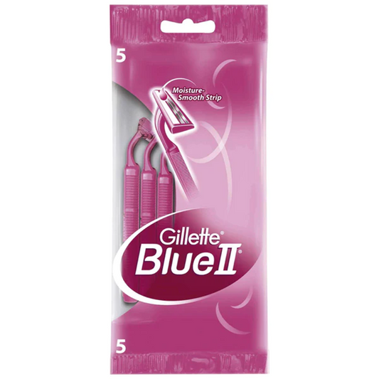 GILLETTE BLUE 2 RAZORS FOR WOMEN 5PC