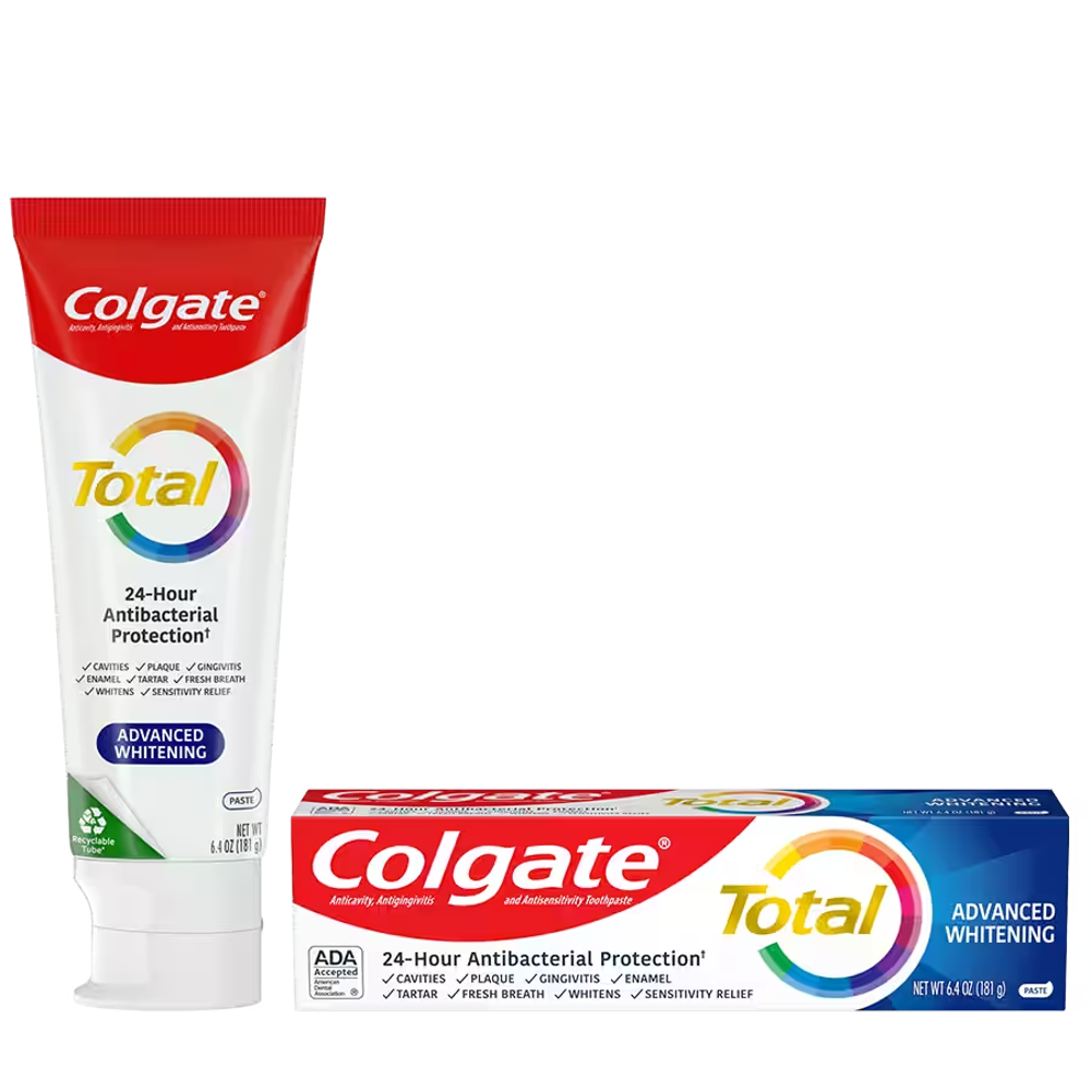 COLGATE TOOTH PASTE TOTAL ADVANCED WHITENING 181 GM