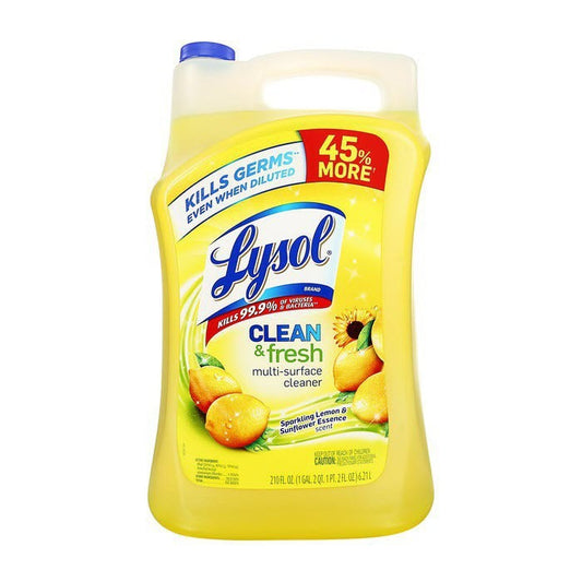 LYSOL CLEANER LEMON & SUNFLOWER 6.21 LTR