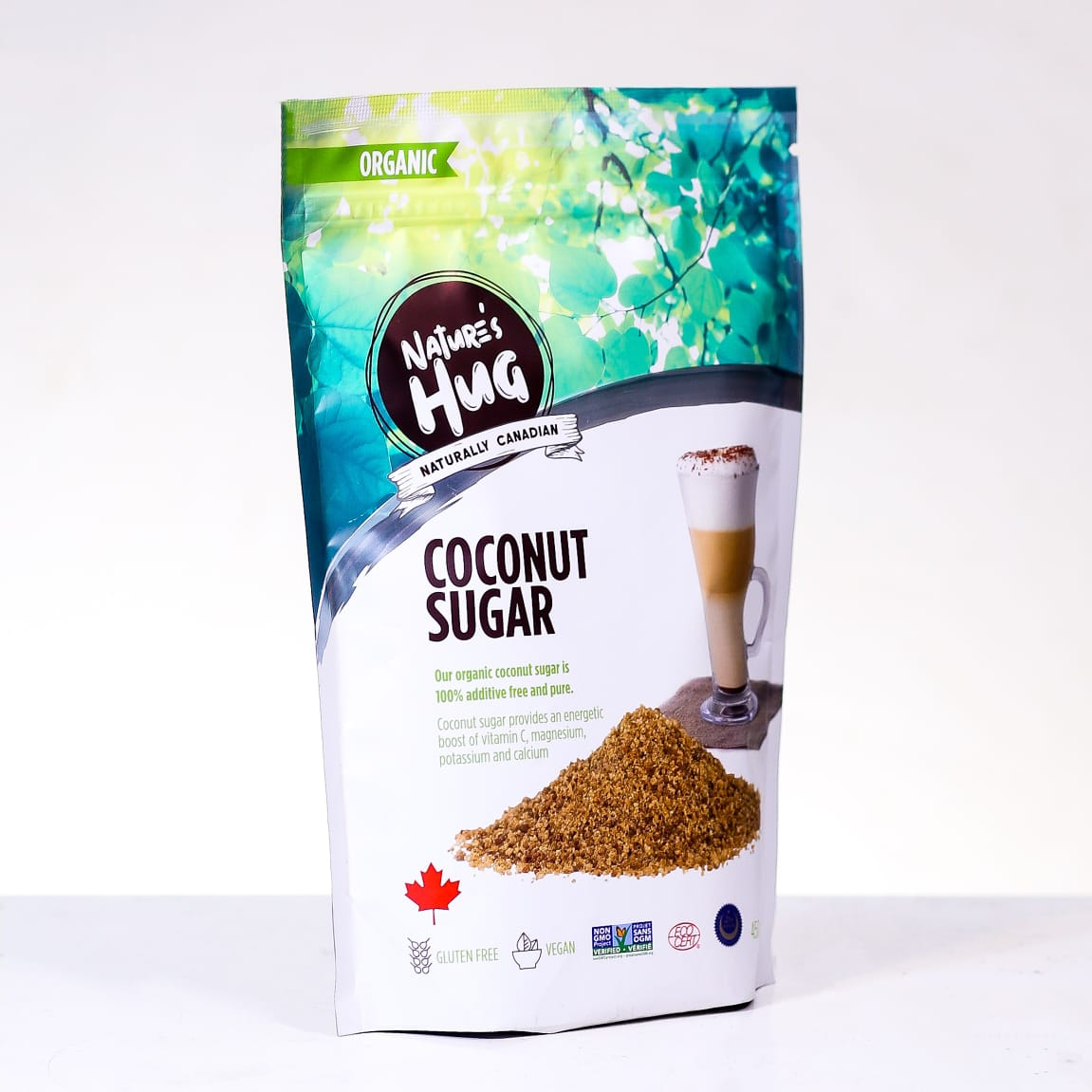 NATURE'S HUG COCONUT SUGAR ORGANIC 450 GM