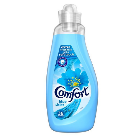 COMFORT FABRIC SOFTNER BLUE SKIES EXTRA FRESH 1.26 LTR