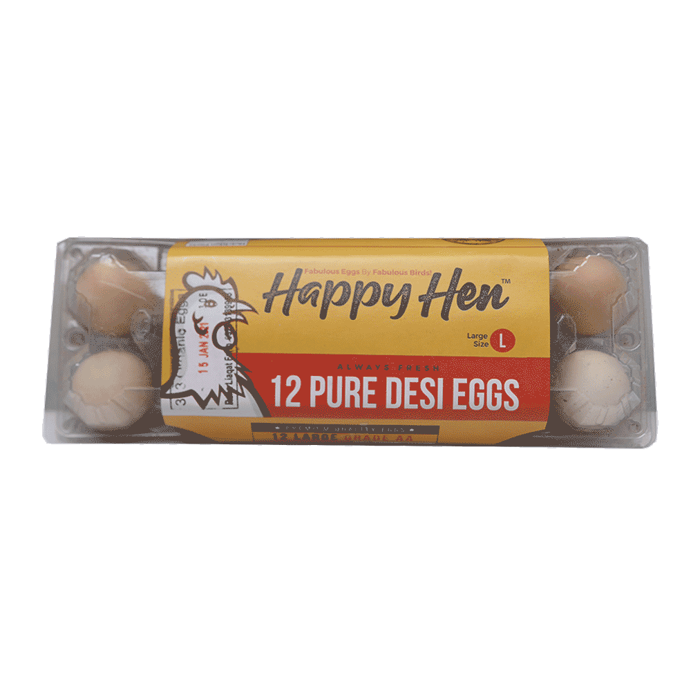 FarmFields HAPPY HEN DESI EGGS 12 PCS