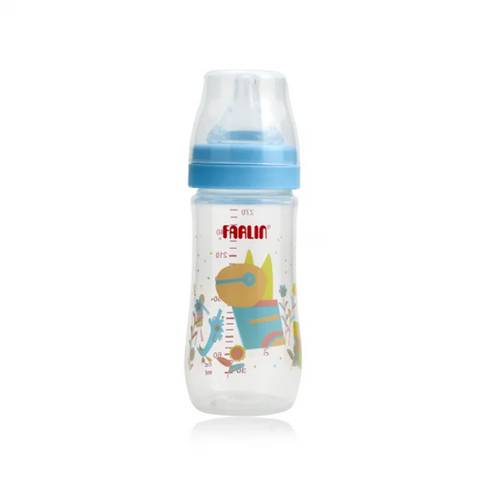 FARLIN BABY FEEDING BOTTLE SILKY NIPPLE 6+MONTHS AB-42016-B