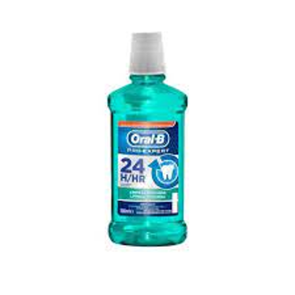 ORAL B MOUTH WASH DEEP CLEAN PRO EXPERT 24H 500 ML