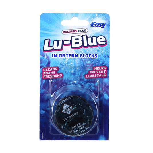 LU BLUE TOILET FRESHNER BLUE IN CISTERN BLOCKS 38 GM