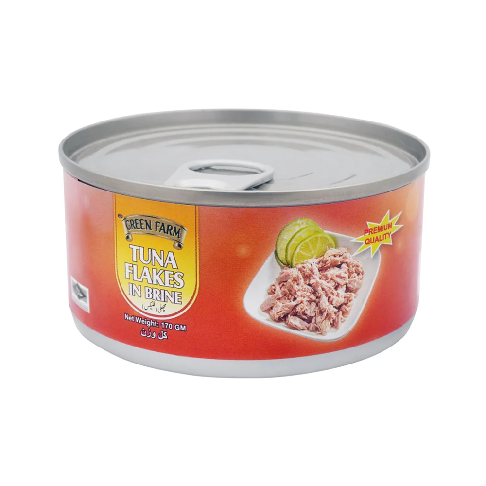 GREEN FARM TUNA FLAKES IN BRINE 170 GM