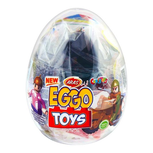 ARAS SURPRISE EGG & CANDY EGGO TOYS 10 GM