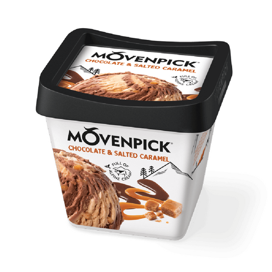 MOVENPICK ICE CREAM SALTED CARAMEL CHOC 500ML